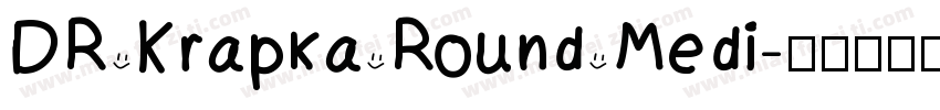 DR Krapka Round Medi字体转换